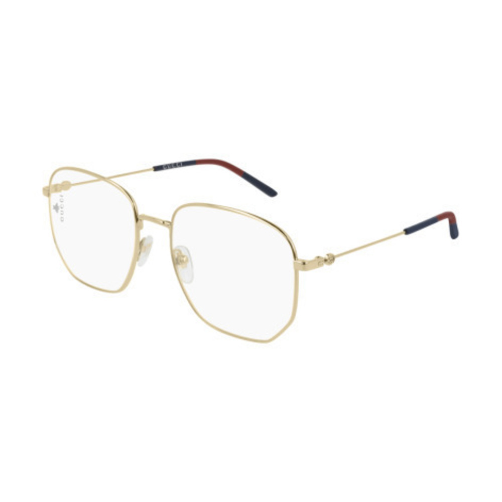 Gucci GG0396O Eyeglasses Gold Acetate/Metal Geometric